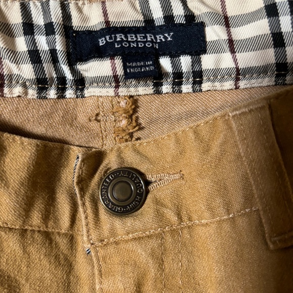 Burberry London, size 6, cotton pants with side piping - Picture 3 of 8